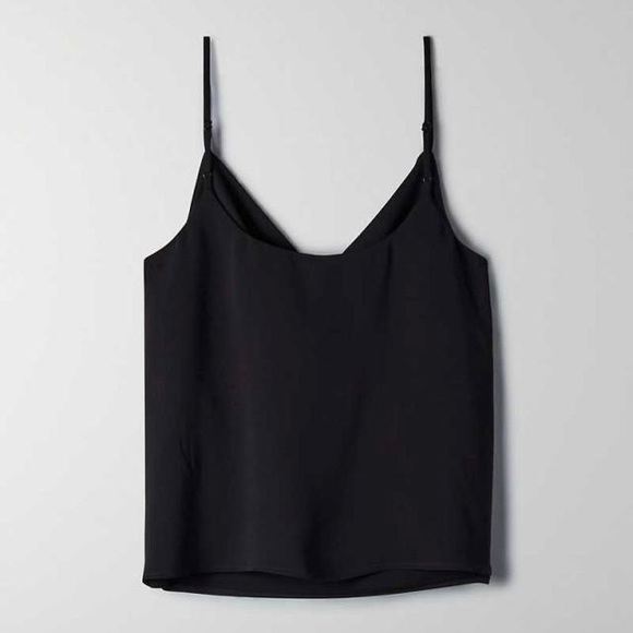 NWOT BABATON Cowlneck Camisole Black Tank - Picture 3 of 13
